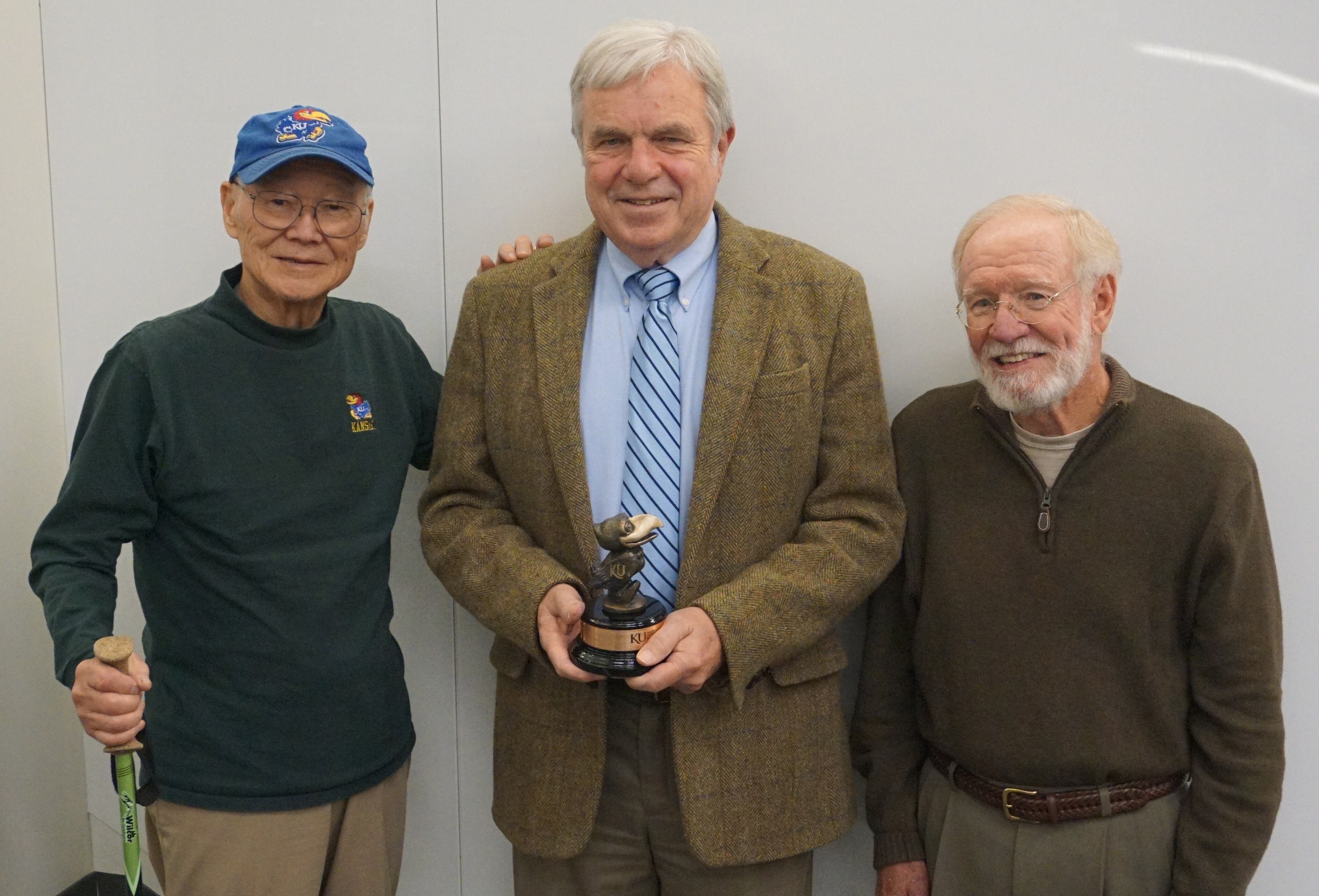 group photo at award ceremony for 2018 Adams Lecture