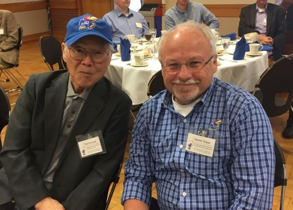 Ted Kuwana and Steve Soper at symposium lunch