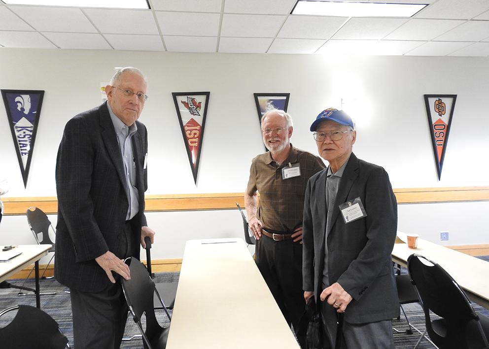 George Wilson, Don Leedy and Ted Kuwana at symposium
