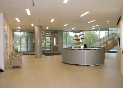 front lobby of MRB