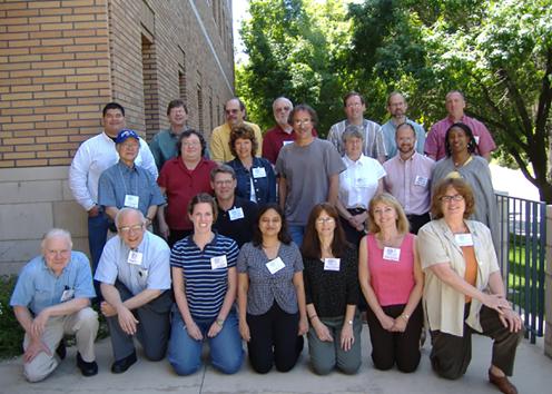 group photo of Ted Kuwana research group alumni